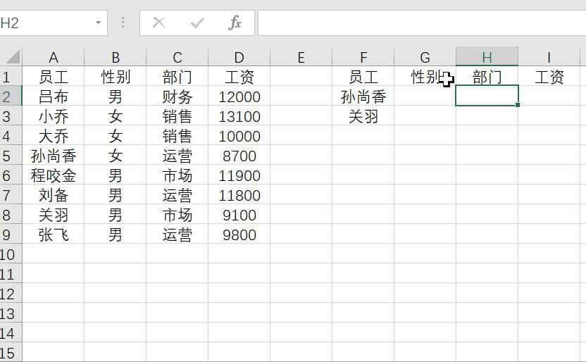 vlookup函数的使用方法两个表对数据_函数vlookup的使用方法_函数表格vlookup