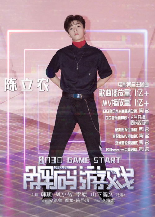 解码游戏陈立农,开启暑期档解码之旅