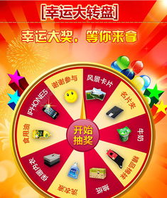 幸运大转盘游戏,惊喜连连