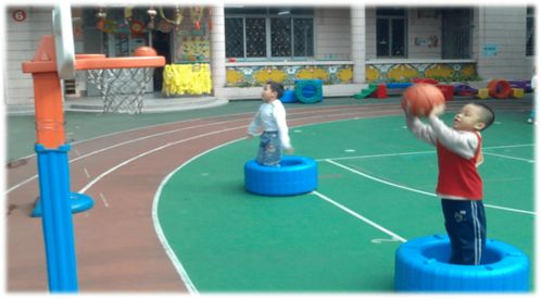 幼儿园篮球游戏视频,健康成长