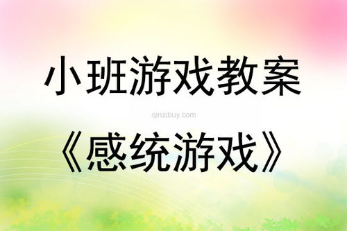 中班感统游戏教案,促进儿童全面发展